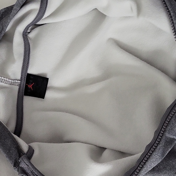 Jordan Kids Charcoal Zip-Up Hoodie - Picture 3 of 5